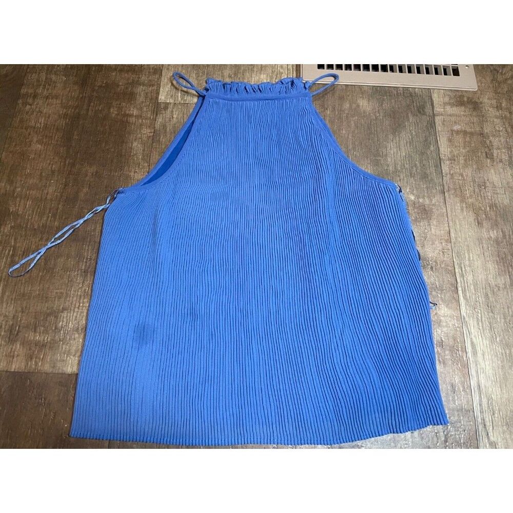 MNG Suit Top Shirt Womens XS Blue